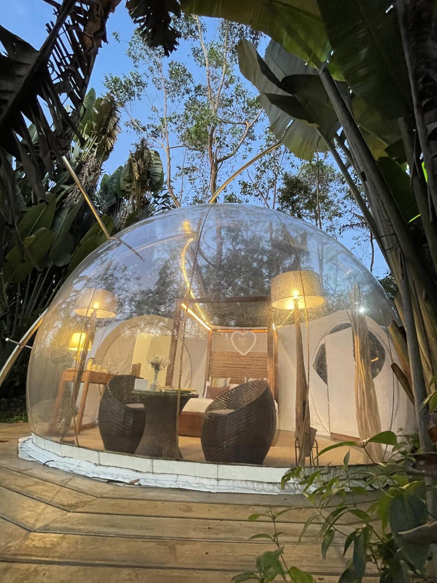 Bubble Lodge Bois Cheri Plantation Bagian luar foto