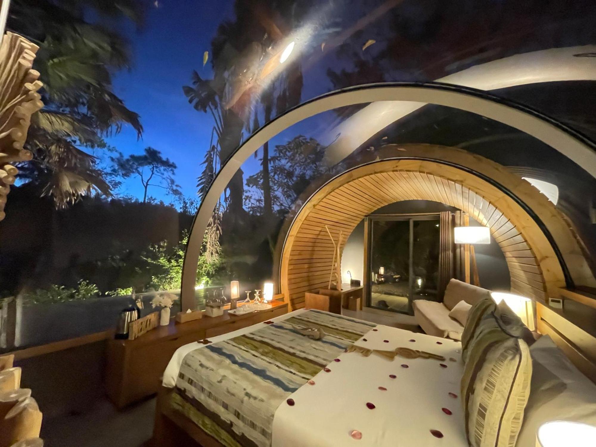 Bubble Lodge Bois Cheri Plantation Bagian luar foto