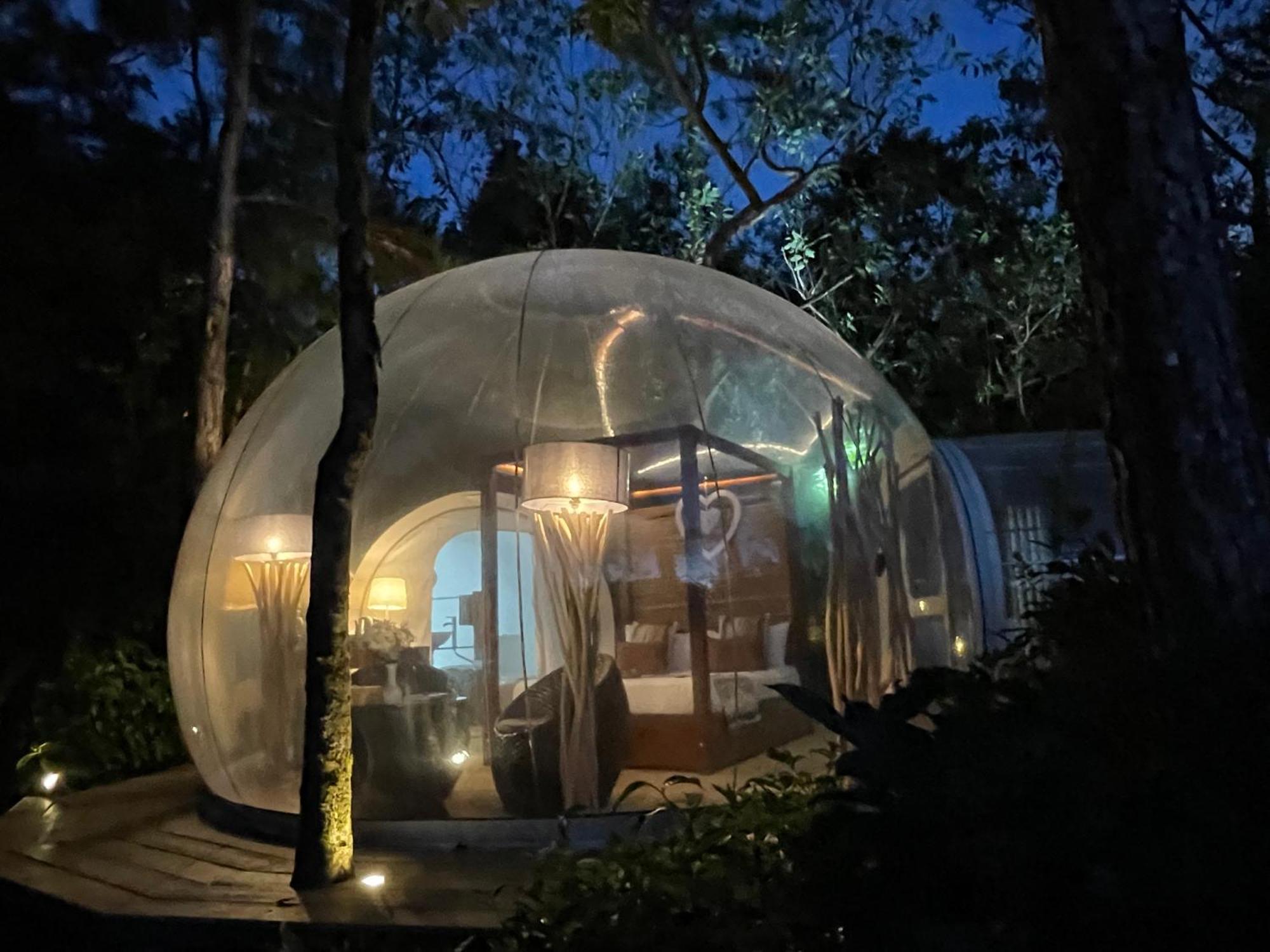 Bubble Lodge Bois Cheri Plantation Bagian luar foto