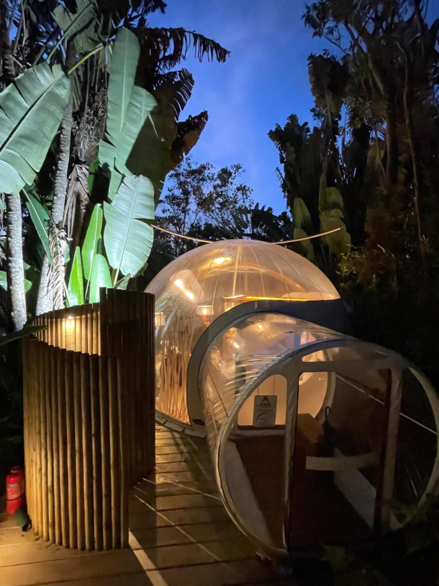 Bubble Lodge Bois Cheri Plantation Bagian luar foto
