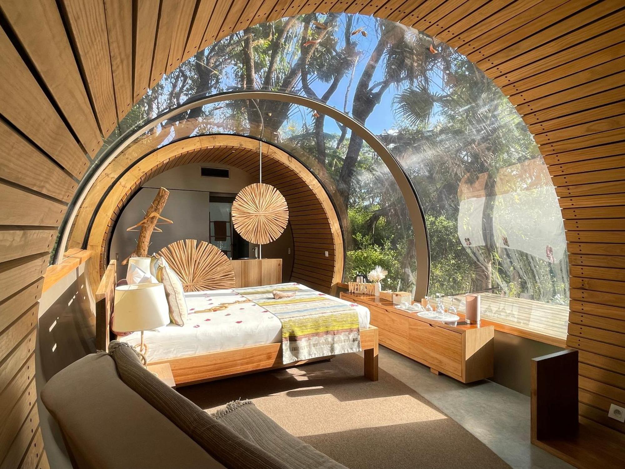 Bubble Lodge Bois Cheri Plantation Bagian luar foto